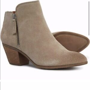 Frye Light Brown Suede Ankle Booties